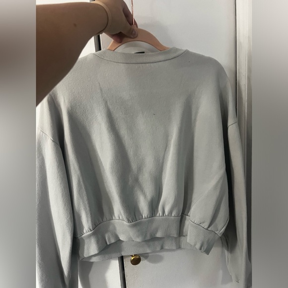 Grey Crop Top - Picture 1 of 3